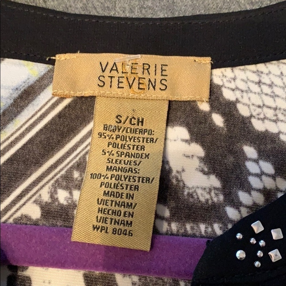 Valerie Stevens Size Small Tunic in EUC - Picture 6 of 7